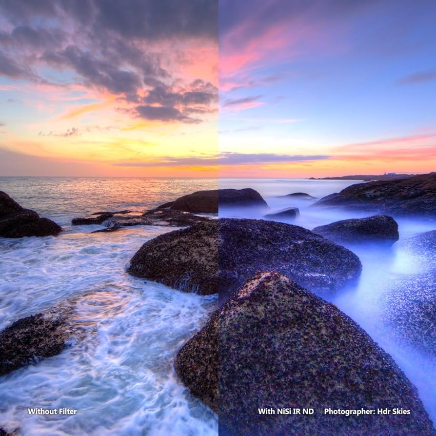 NiSi カメラ用角型フィルター　光学ガラス　100mm×100mm　Neutral Density　IR ND8 3Stops　減光用　絞り段数：3段 lok26k6 NiSi カメラ用角型フィルター 光学ガラス 100mm×100mm Neutral