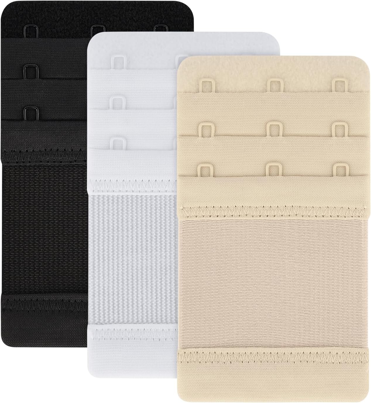 Bra Extender 3 Hook for Women, Bra Extension Strap Soft and Comfortable for Girls Women Ladies