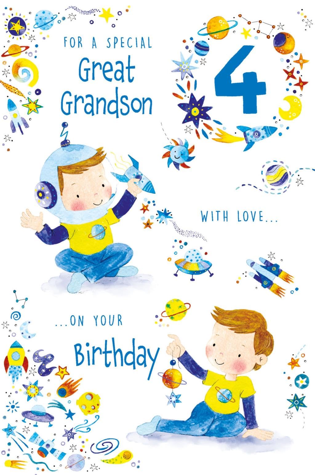 Great Grandson 2nd Birthday Card Age 2 Skateboarding - View #5