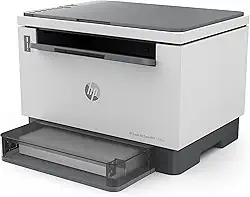 Impressora Multifuncional HP LaserJet Tank MFP 1602w Original Laser Wi-Fi Scanner. Funções: Imprimir, Copiar, Digitalizar. Cor Branco (2R3E8A)