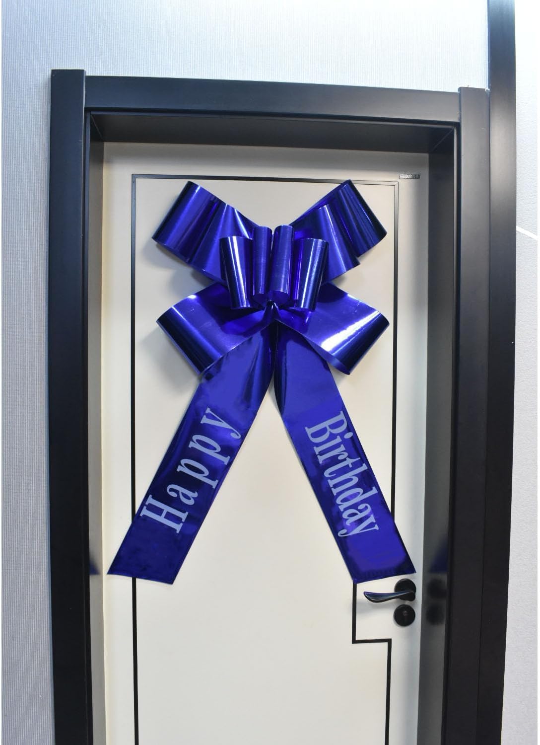 Fiocco Auto Compleanno 76 Cm - Nastro Rosso Happy Birthday Riutilizzabile Per Decorazioni Auto - Foto 7