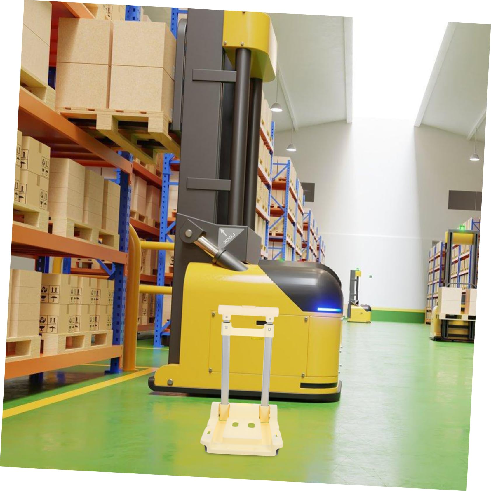 Gatuida Carrello Pieghevole con Ruote per Seggiolino Auto Carrello per Viaggio Leggero con Ruote Omnidirezionali e Utilità
