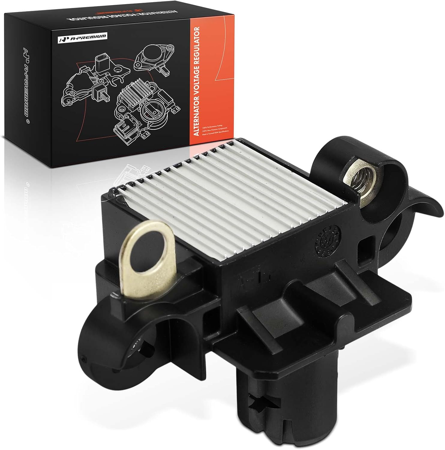 A-Premium Alternator Voltage Regulator Compatible with BMW - Europe Car Models - 320d xDrive 2008-2013, 330d xDrive 2008-2016, 320d Touring 2007-2012, 316, 318, 320, 316d, 318d, 325d, 330xd, 116i