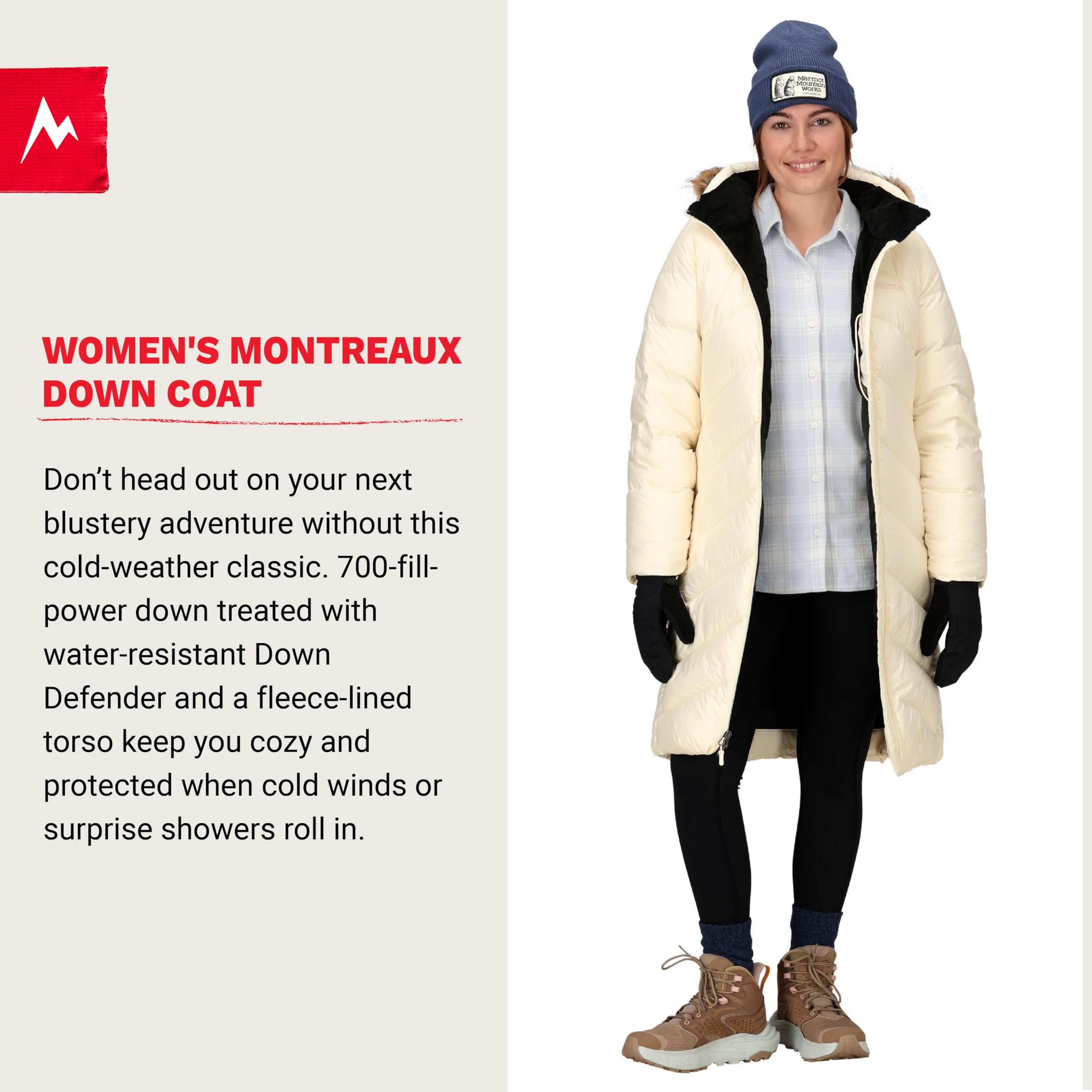 MARMOT Montreaux - Piumino lungo da donna