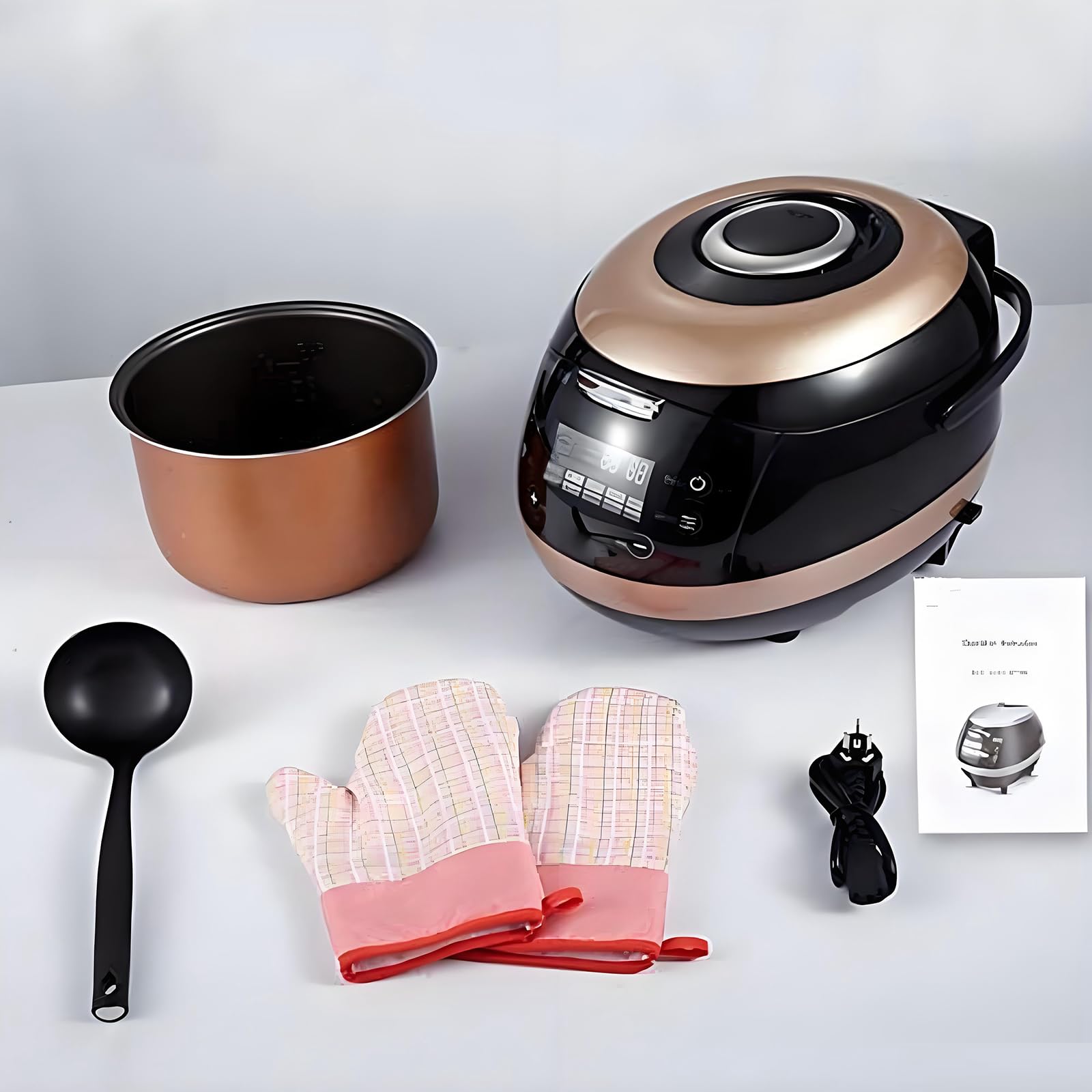5-Liter-Boba-Kochmaschine, 860-W-Automatik-Tapioka-Kochgerät für den gewerblichen Einsatz, geeignet zum Kochen von Sago, Pudding, Boba-Tee, Bubble Tea und Milchtee