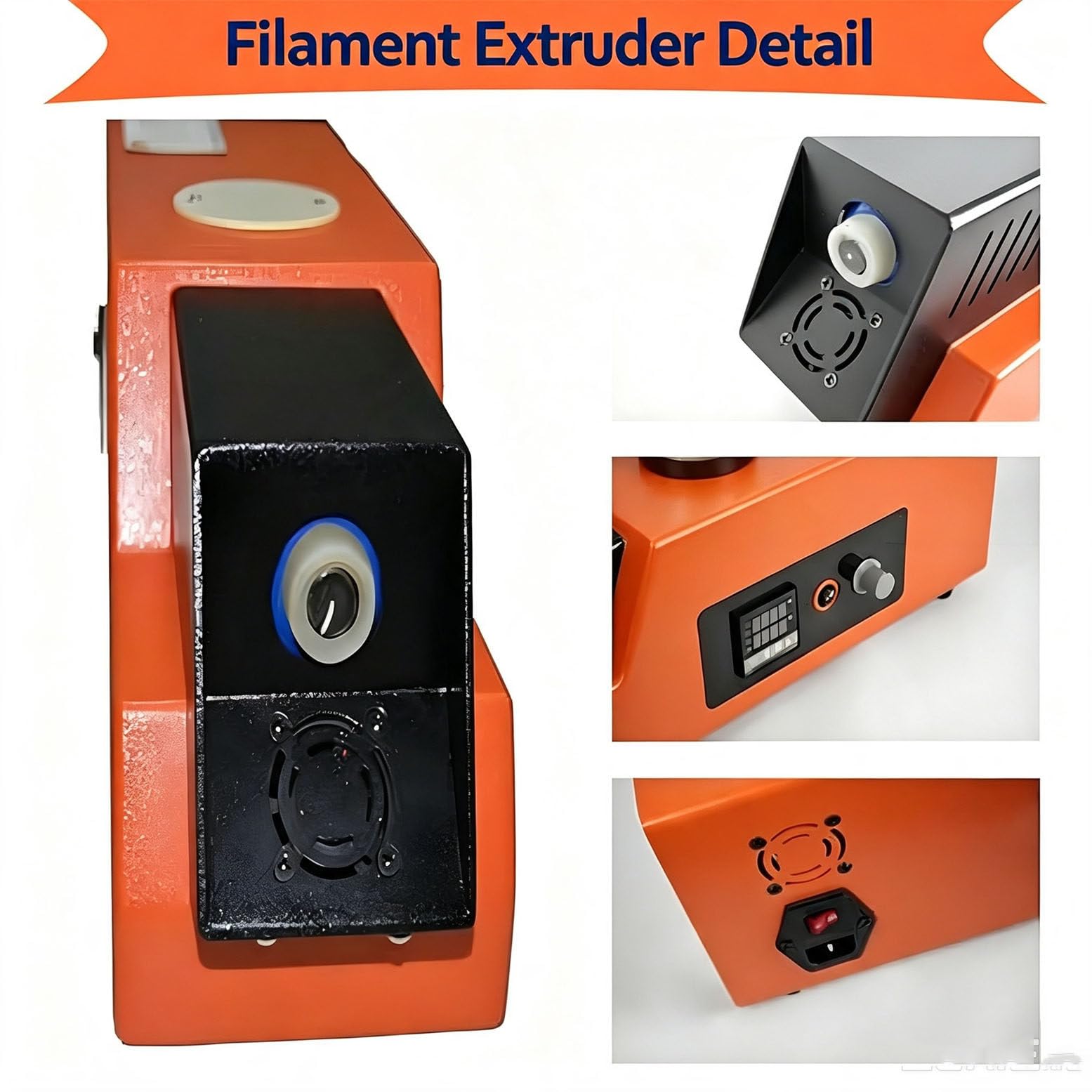 Extrusora de filamento para impresión 3D