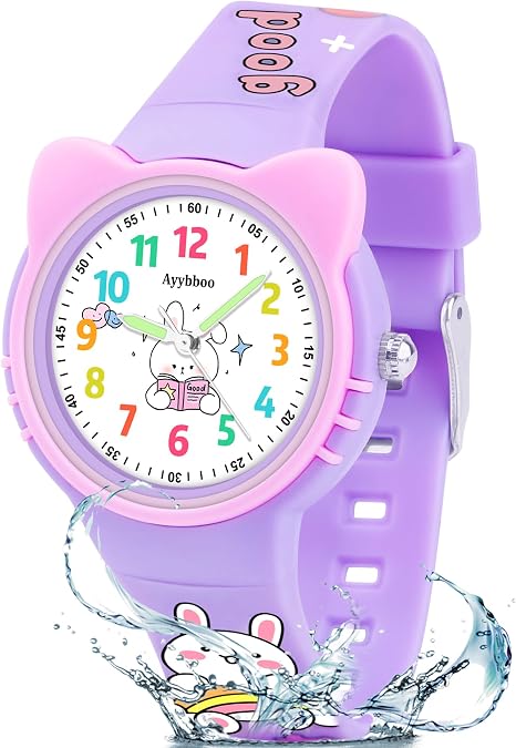 Ayybboo Montre Analogique à Quartz avec Cadran Épuré et Lisible