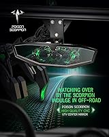Vista 2 de POISON SCORPION Espejo retrovisor UTV, Maverick X3 CNC Centro Espejo Retrovisor Accesorios 13356-12533 Compatible con Maverick X3 XRS XDS Max Turbo