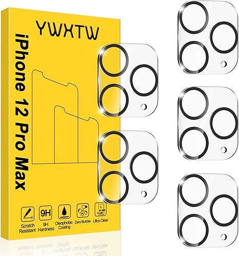 Miniatura 24 de YWXTW Protector de lente de cámara para iPhone 17 Pro, cobertura completa, protector de pantalla de lente de vidrio templado para iPhone 17 Pro
