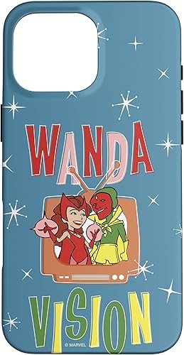 Vista 46 de Funda para TV retro WandaVision Wanda & Vision para iPhone 13 Marvel