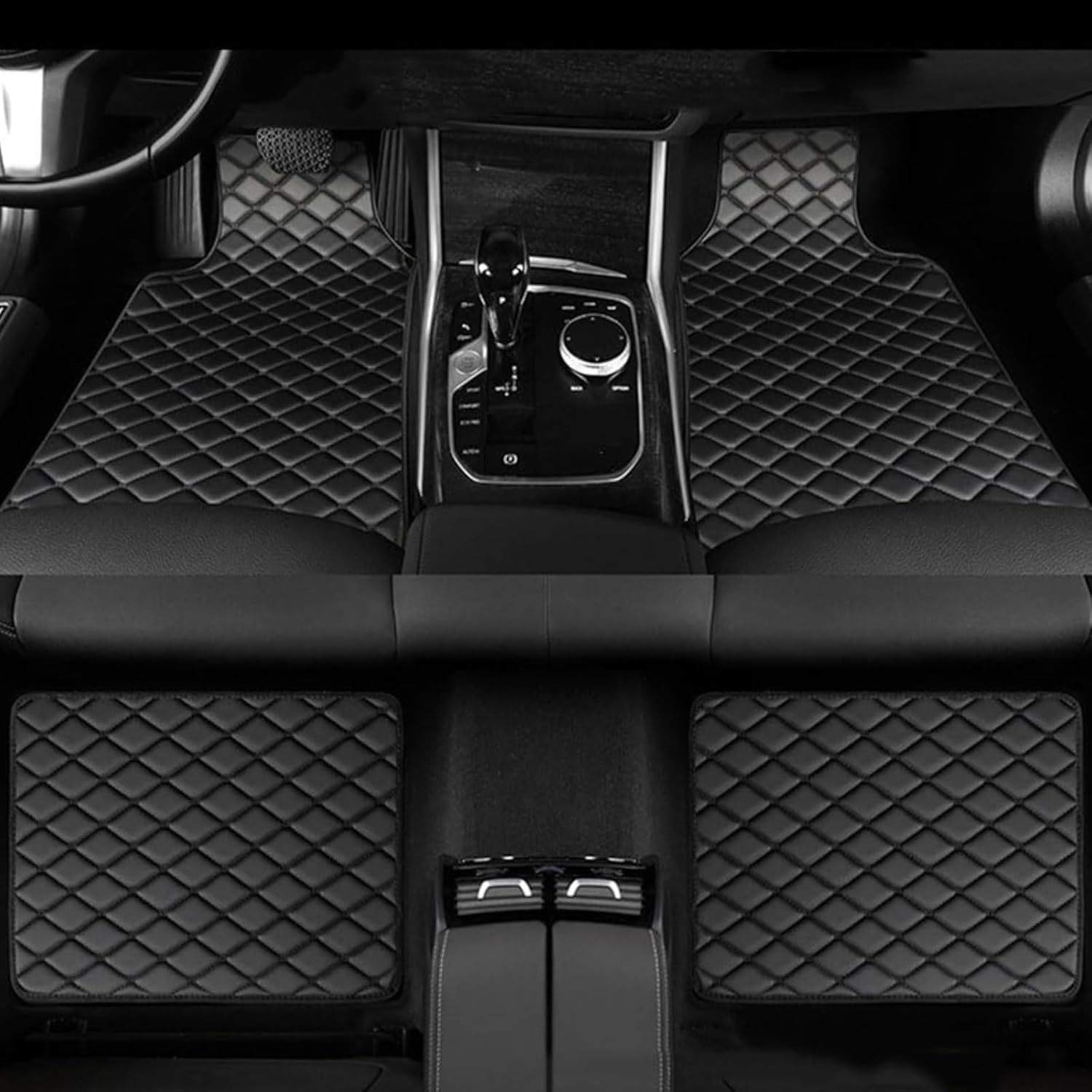 Wyściełane dywaniki samochodowe PU do BMW 4er G22 G23 G26 2020-2026