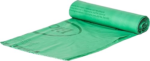 Miniatura 9 de BioBag (USA) The Original Compostable Bag, 48 galones, 80 unidades, bolsas de basura compostables 100% certificadas para residuos de alimentos,