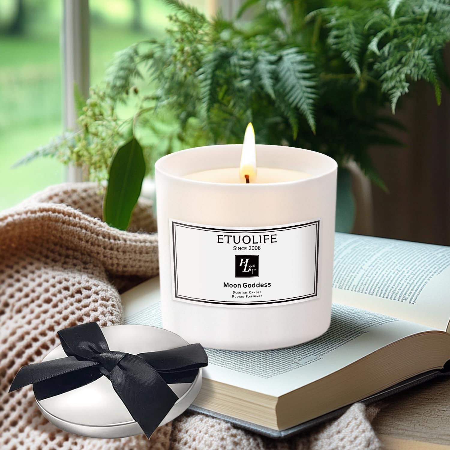 18 Candele Profumate In Cera Di Soia - Set Regalo Con Vasetti Decorati Per Aromaterapia - Foto 6