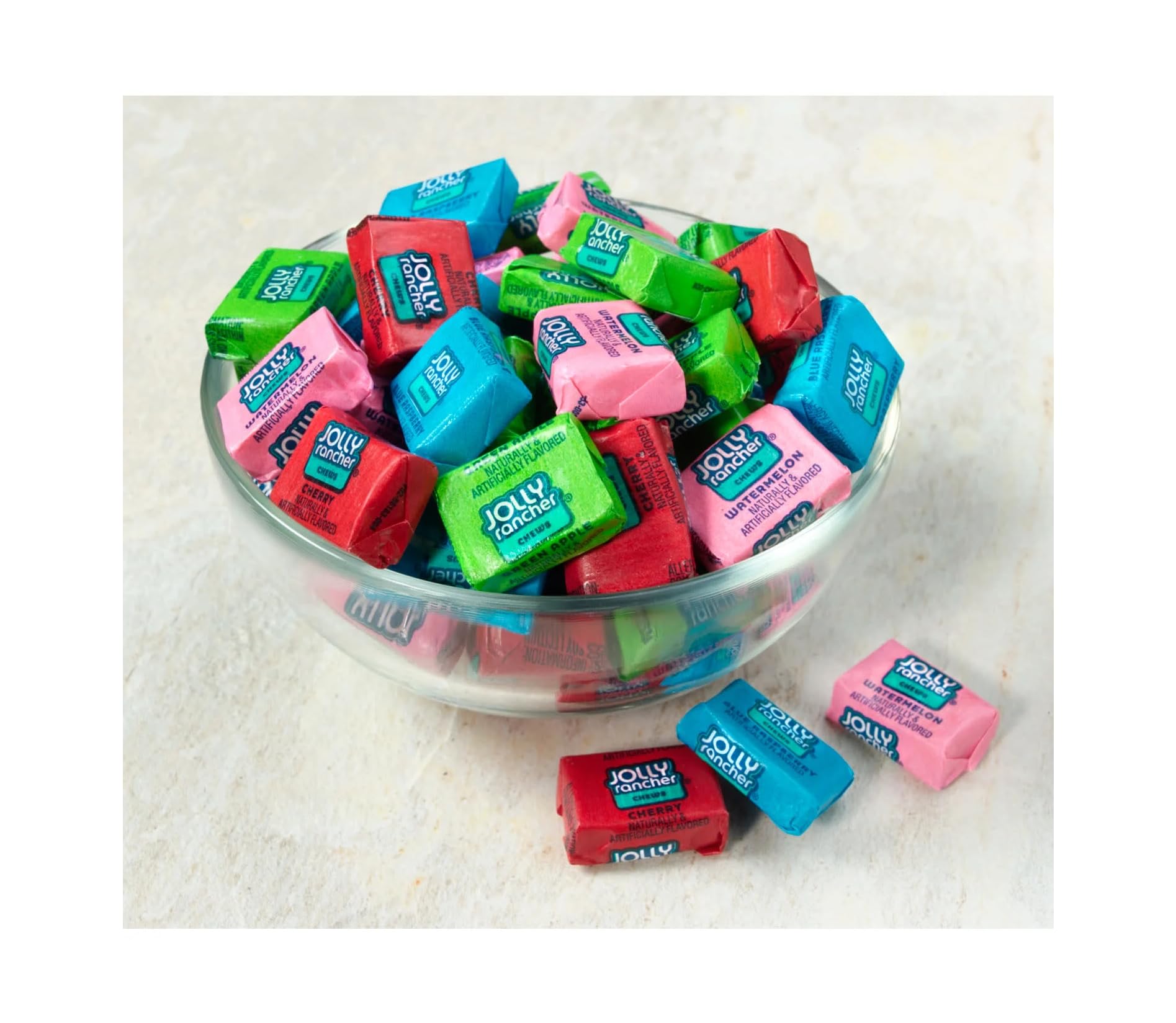 Jolly Rancher Fruit Chews - Pack of 3 - Delicious Chewy Candy in the Classic Flavors - Perfect for Snacking on the go