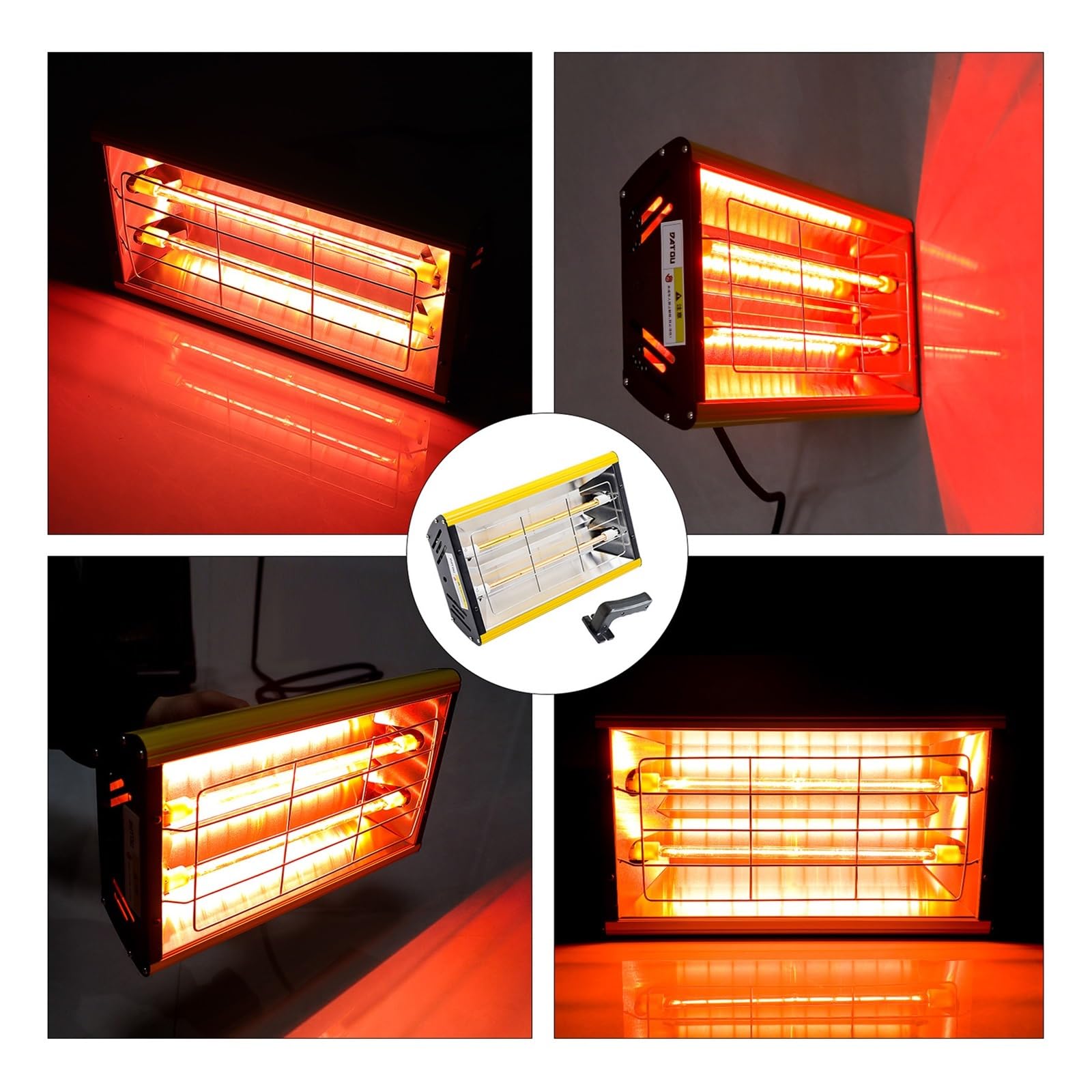 Lampa Utwardzająca, 2000W Lampa Na Podczerwień Do Utwardzania Farby Suszenia Gorąca Suszarka Farb Grzewcza Podgrzewacz Światło Krótkofalowa Kabina Z Farbą W Sprayu