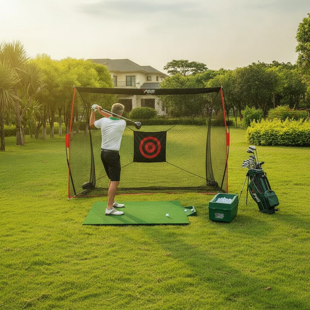 Golf Schlagmatte, Tragbar | composite Material - für - PP-Gras - Basis - Golf-Tee enthalten - für drinnen - für Fortgeschrittene