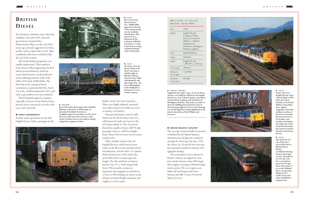 An Illustrated Encyclopedia of Locomotives: A Guide to the Golden Age of Train Engines from 1830 to 2000