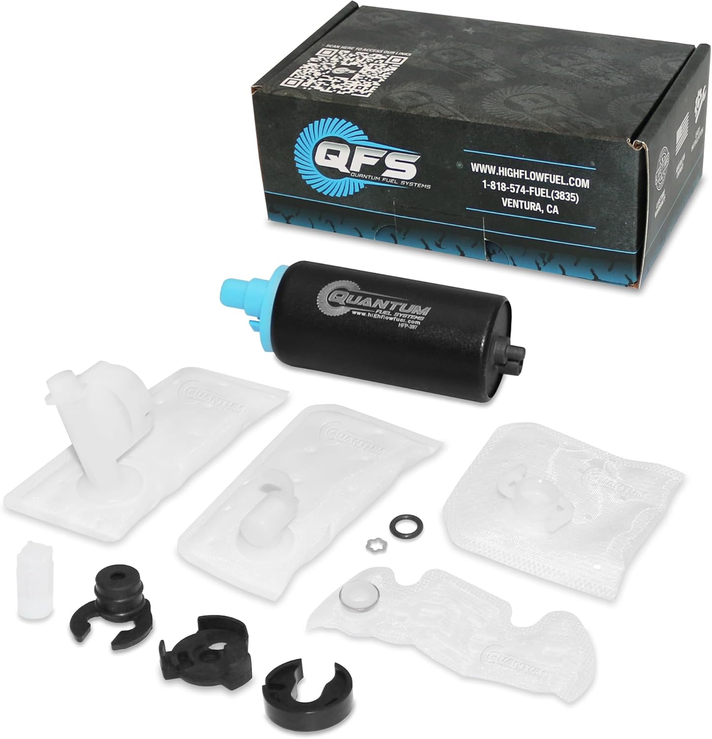 QFS Fuel Pump for 2010-2024 Honda Shadow VT750, PCX125, SH125, SH150, SH300, Restores OE Performance