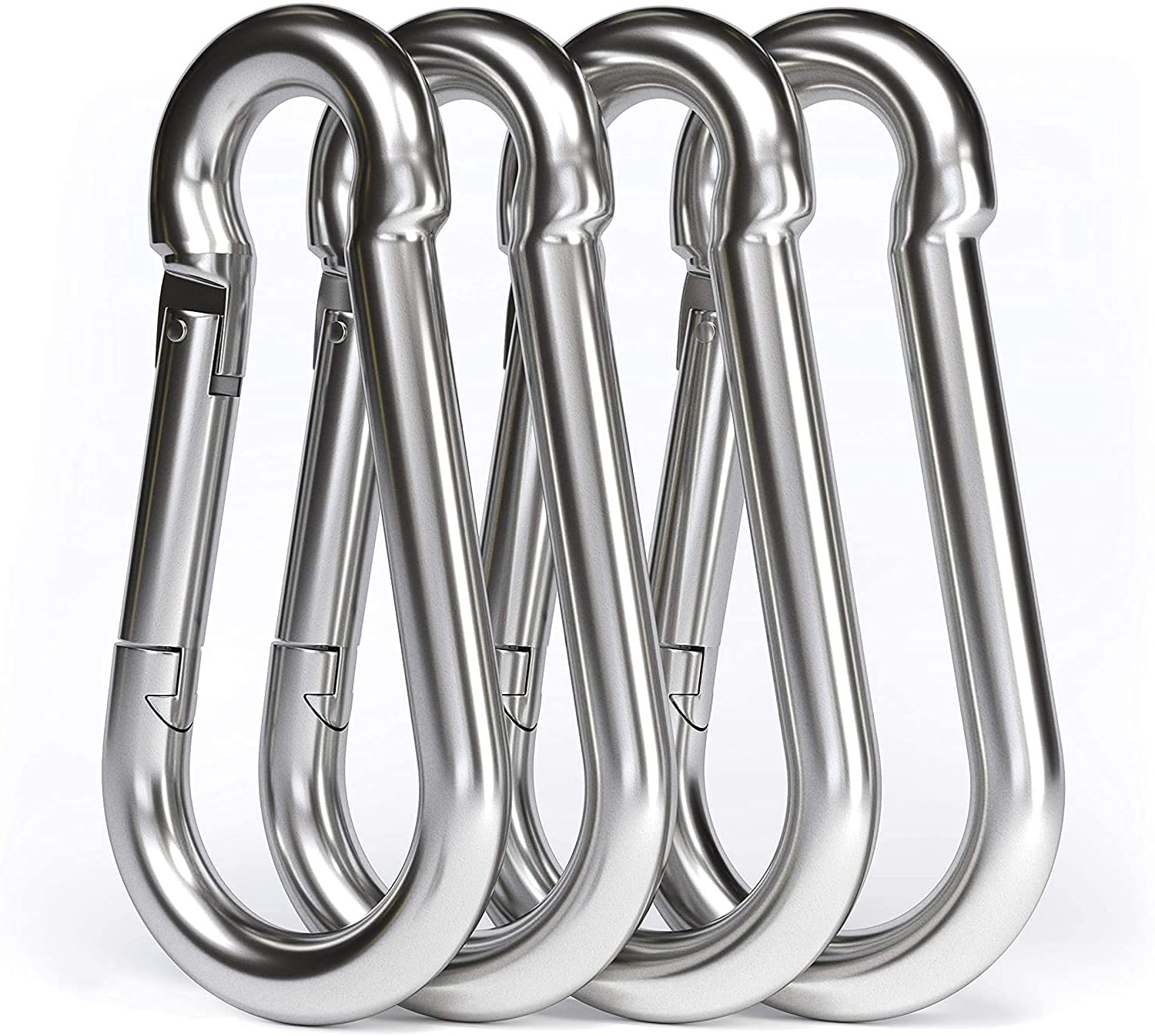 LIFESTRONGE Snap Hook 8mm Stainless Steel Spring Heavy Duty Safety Lock Cable Attachment, Weight-Lifting Mountain Climbing Gym 8MM Pack of 4 Pcs (B0D5RKR1NG) Amazon Price History, Amazon Price Tracker