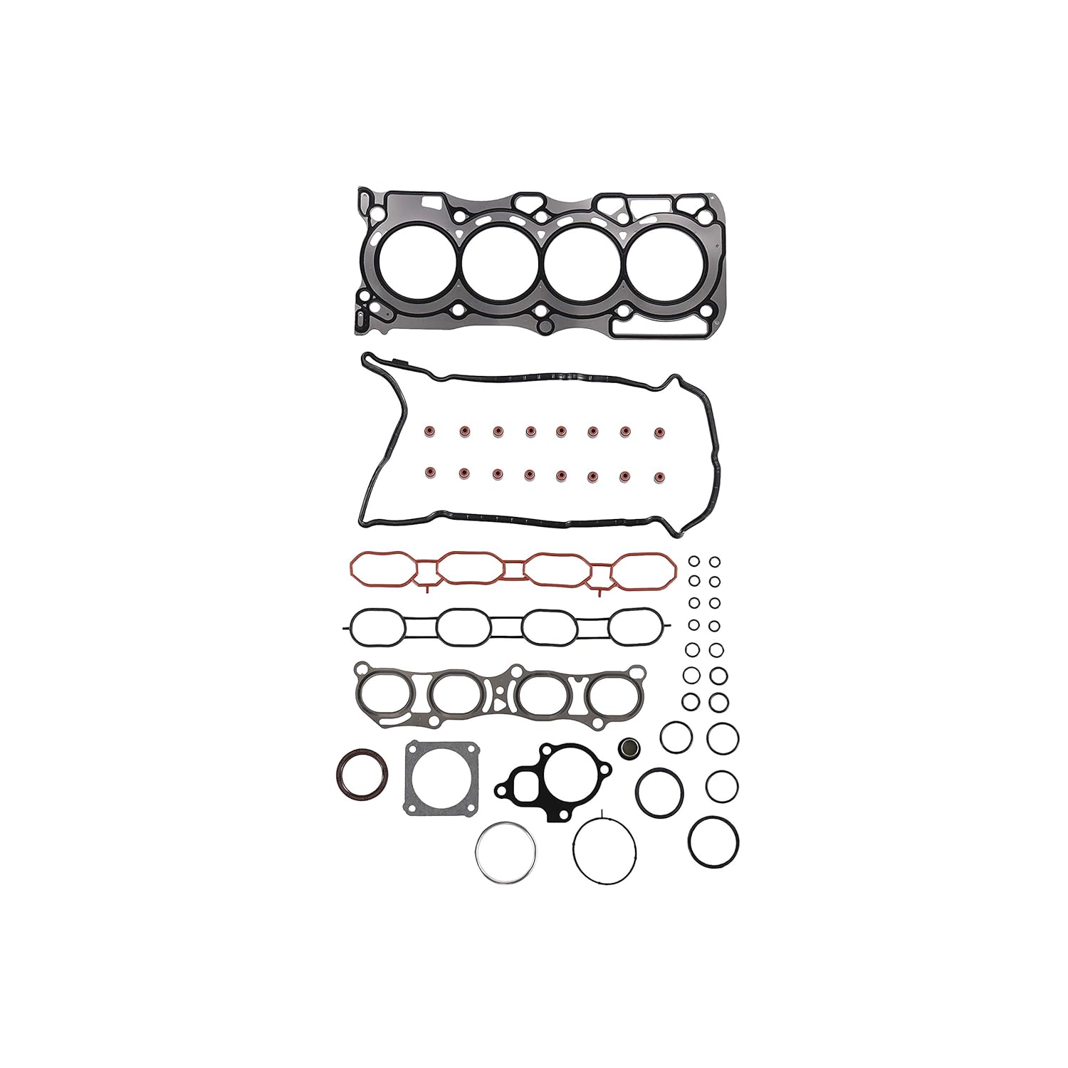 DNJ HGB4242 Cylinder Head Gasket Set with Head Bolt Kit for 2013-2020 Nissan Altima Rogue 2.5L L4 16V DOHC 2488cc