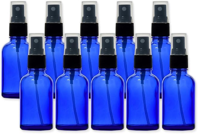 Amazon 青色ガラススプレーボトル 50ml 10本セット 遮光瓶 インセント コスメ用詰替え容器 通販 Amazon 青色ガラススプレーボトル 50ml 10本セット 遮光瓶 インセント コスメ用詰替え容器 通販