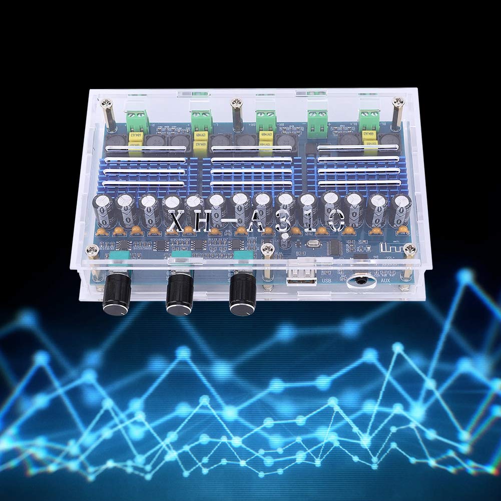 Canaux de carte d'amplificateur audio Double stéréo XH-A310 avec réglage pour carte d'amplificateur numérique Bluetooth 4