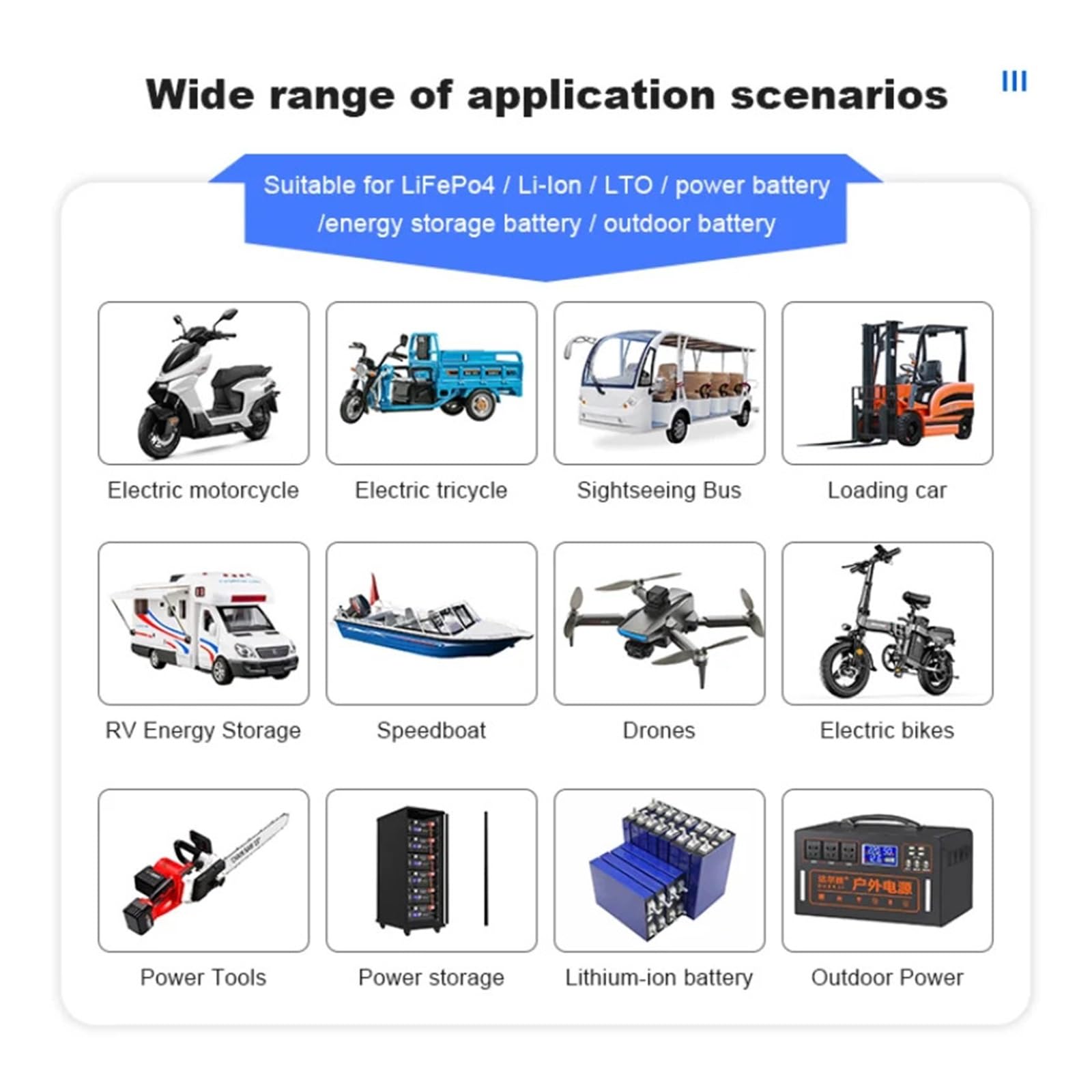 Smart BMS 200A B2A8S20P/B2A8S20P-HC, 8S 24V Active Balance 2A for Lifepo4 Lithium Ion Battery RS485 CAN App BT(B2A8S20P)