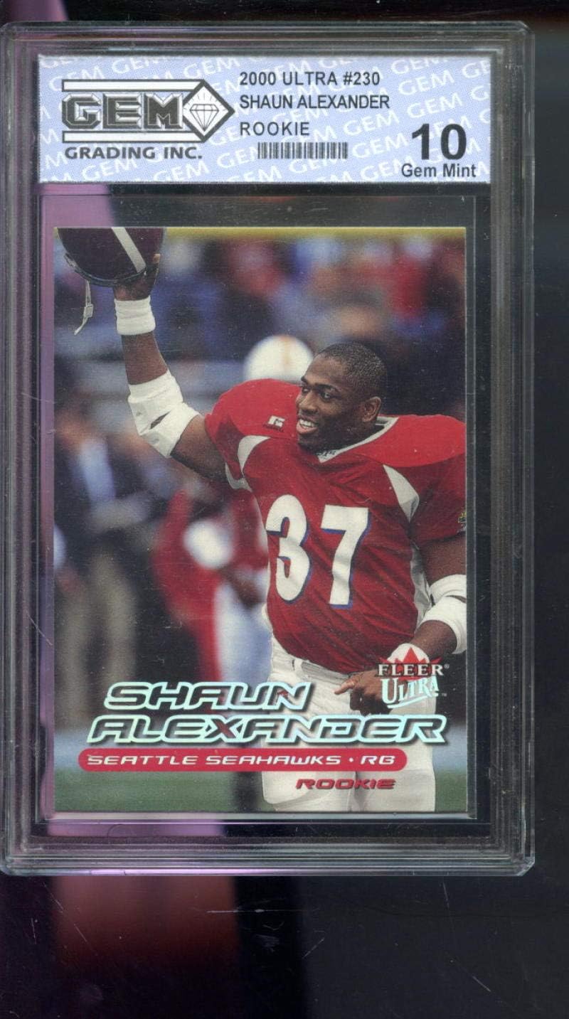 2000 Fleer Ultra 230 Shaun Alexander ROOKIE RC GEM MINT 10