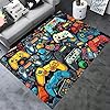 Amazon.com: Gamer Rug Teen Boys Carpet with Game Controller Decoration ...