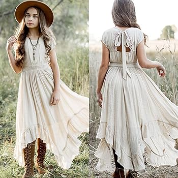 パーティードレス Cotton Eyelet Ruffle Shirt Dress chouyatou Women Summer Ruffle Hem Floral Lace Eyelet Dress