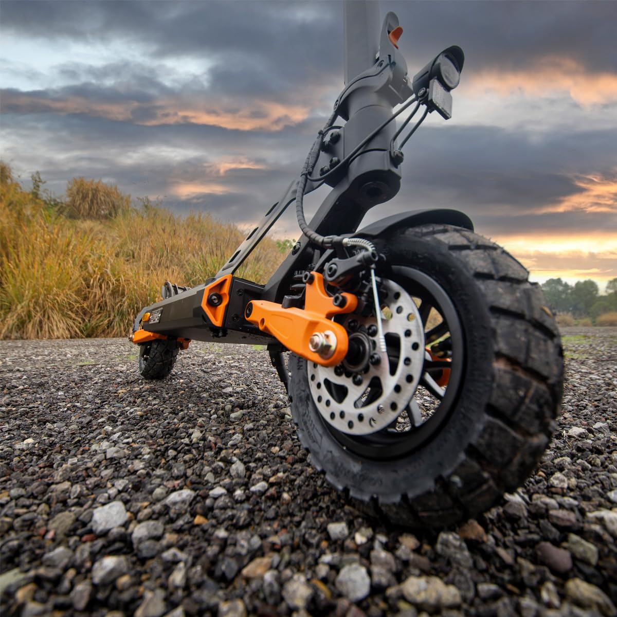 KuKirin G2 Pro (VMP) Patinete Eléctrico Adultos Certificado DGT Homologado VMP 65km Autonomía Neumáticos Vacío 9” Offroad Suspensión Doble Plegable IP54 Frenos Disco 120kg