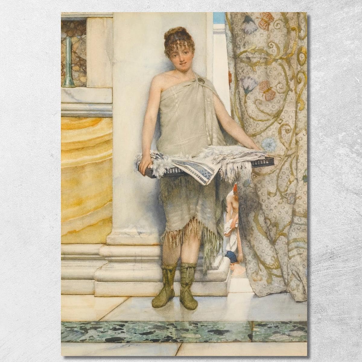 Tableau imprimé sur toile Lawrence Alma-Tadema déco murale 130x90 cm