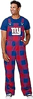Vista 22 de FOCO NFL mens Nfl Team Logo Plaid Bib Overalls