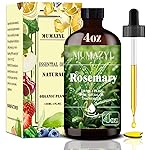 Rosemary Essential Oil, Rosemary Oil 4 Fl Oz 120ML for Diffuser Humidifier Yoga Cleaning DIY Candle Soap Making Essential Oils