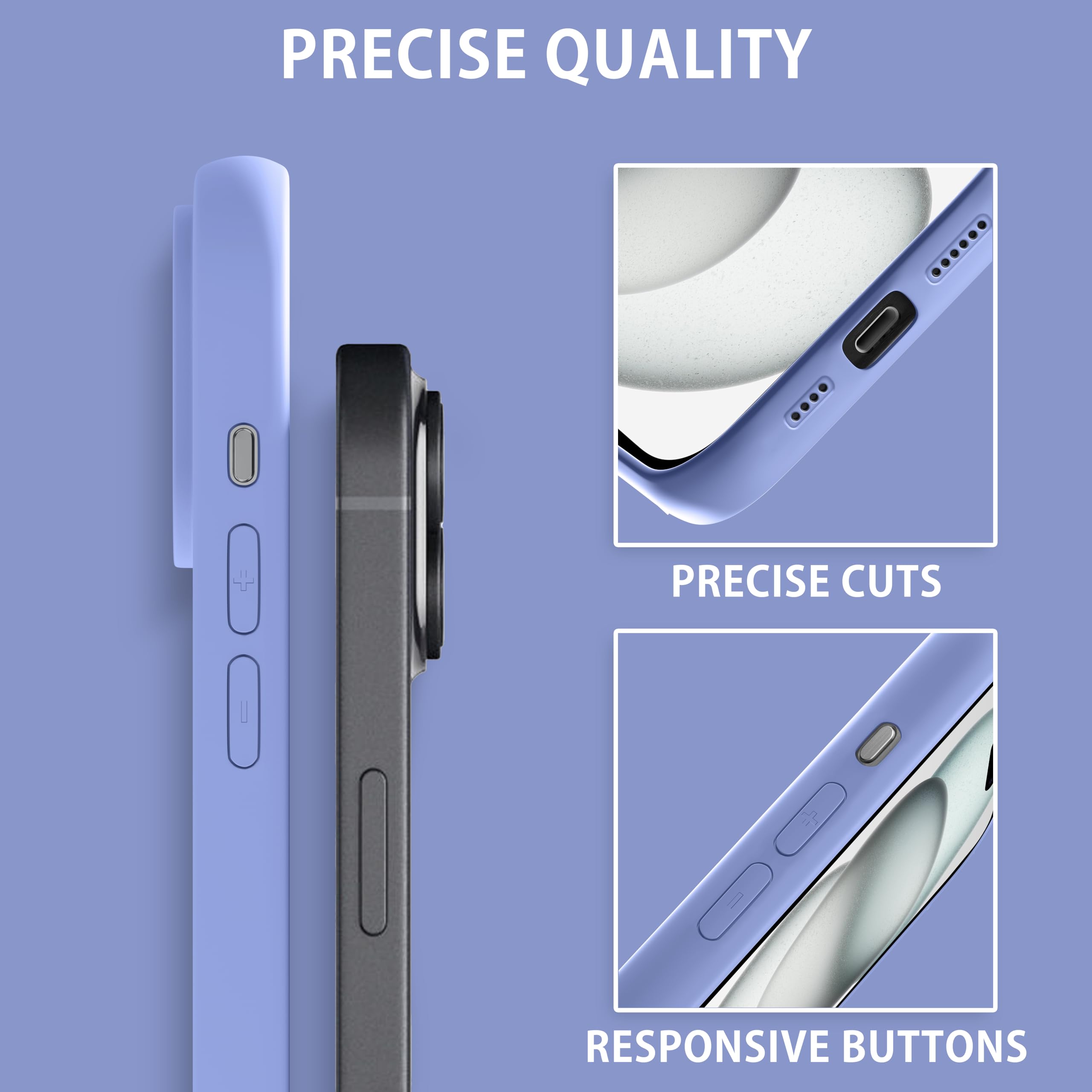 MyGadget Cover per iPhone 15 Custodia Antiurto in Silicone