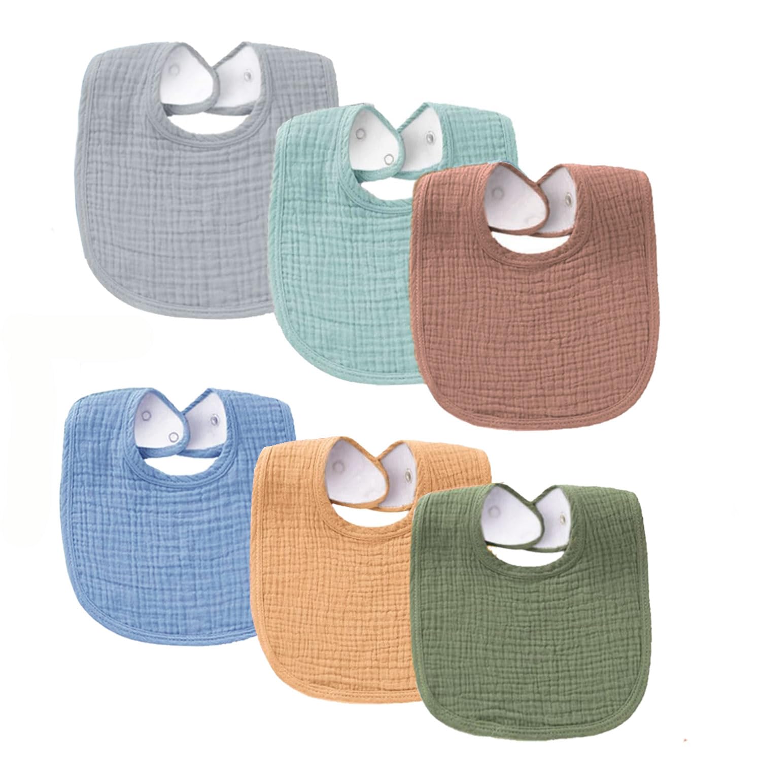 SLOSH Bavaglini Bavaglino Neonato Cotone Baby Pappa Morbidi Panno Per Ruttino Assorbenti Burp Neonati Neonata Lavabile