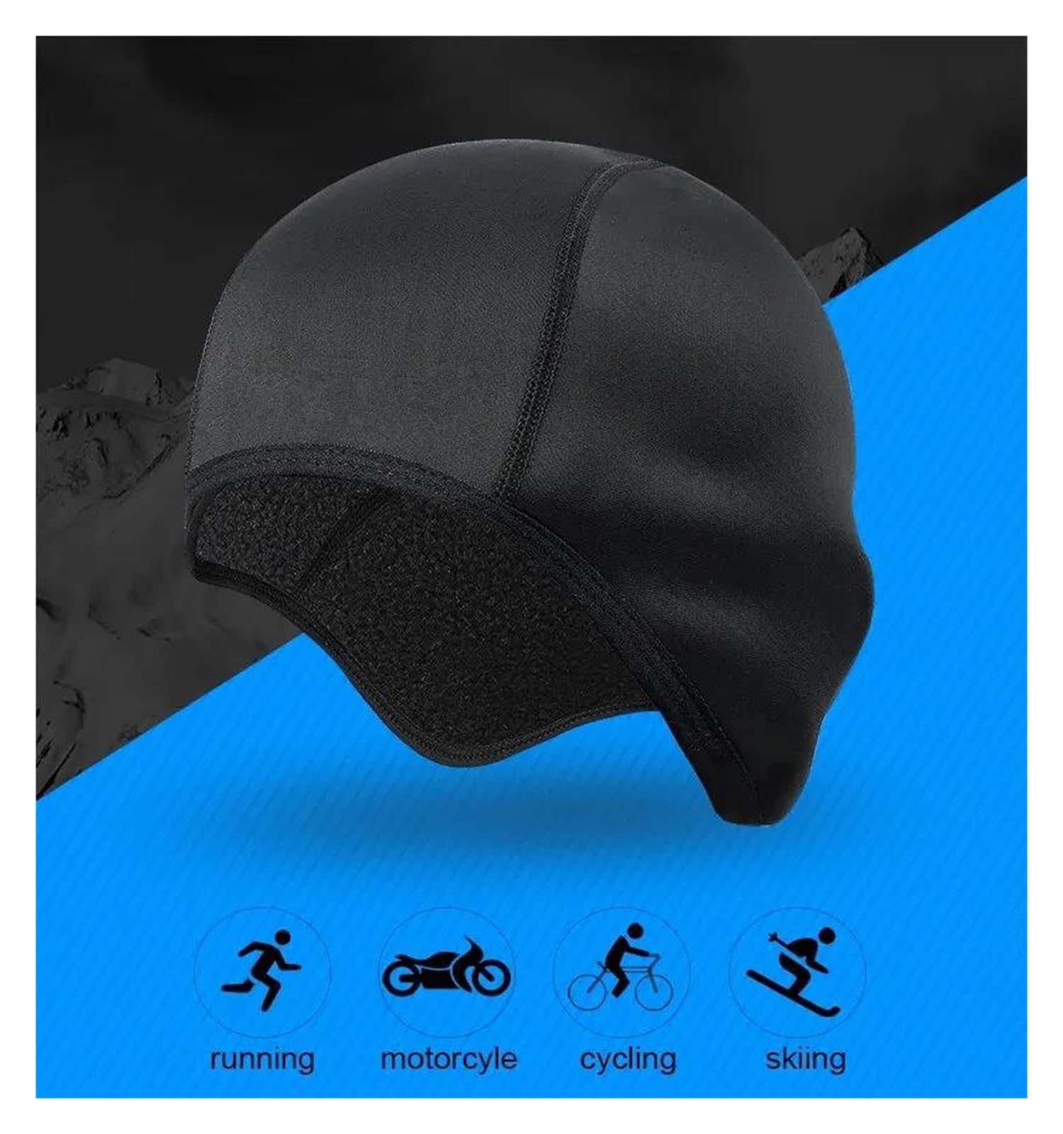 Winddicht Warm Sturmmaske Winddicht Halswärmer Wi Motorrad Halten Maske Winter Radfahren Kappe Winddicht Thermische Ski Helm Liner Laufen Skifahren Motorrad Hut Männer Frauen Radfahren Kopfbedeckunge