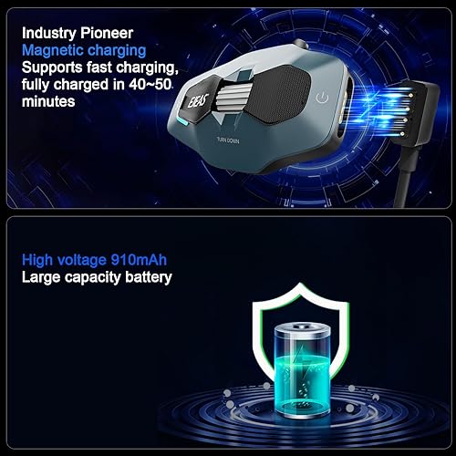 Miniatura 6 de SolaMr X10 - Casco de motocicleta con Bluetooth, altavoces, casco de esquí, intercomunicador, sistema de comunicación de malla integrado, compatible