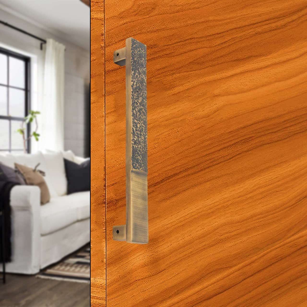 Silver Satin Aluminium Pull Handle - Cabinet & Door Hardware -6