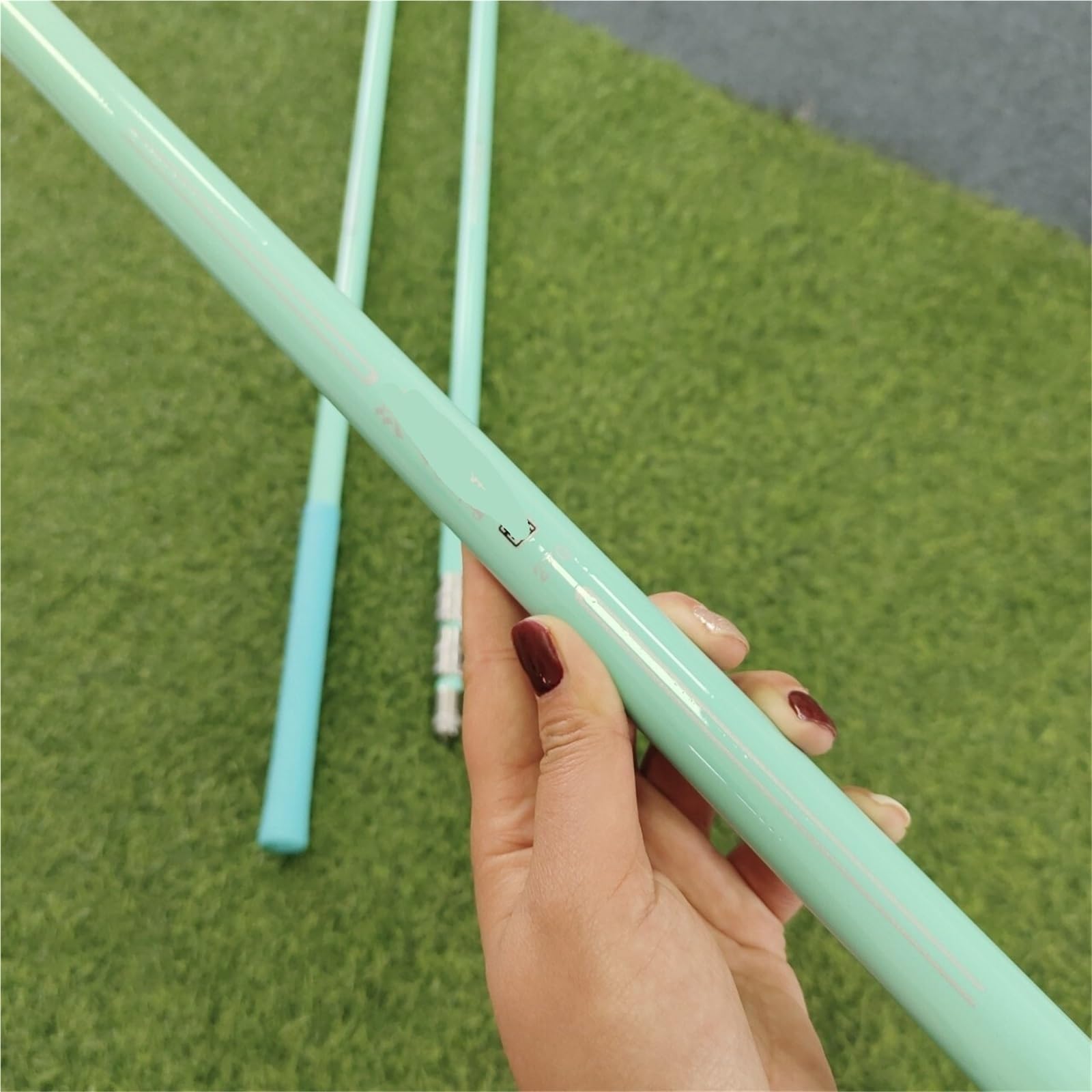 Fischernetz Teleskopstange 3pcs Fishing Carbon Plumbing Rod Telescopic Rod Fishing net Ultra-Light Ultra-Hard Fishing net Rod for Kescher Angeln(2.1m)