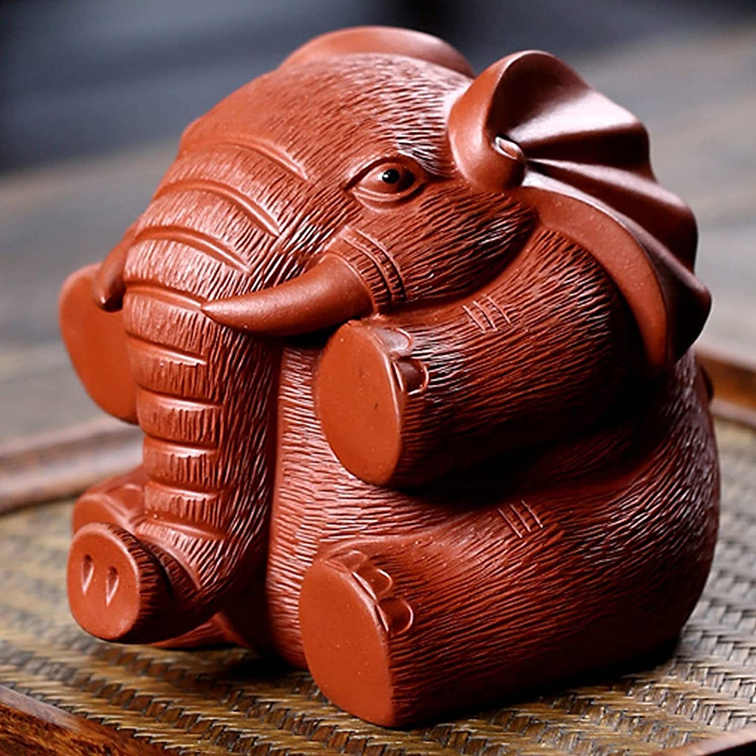 Statua portafortuna, decorazioni for la casa, scultura di elefante Ruyi di buon auspicio, animale domestico creativo for il tè, scultura di figurine di piccoli animali Feng Shui, regali di inaugurazio