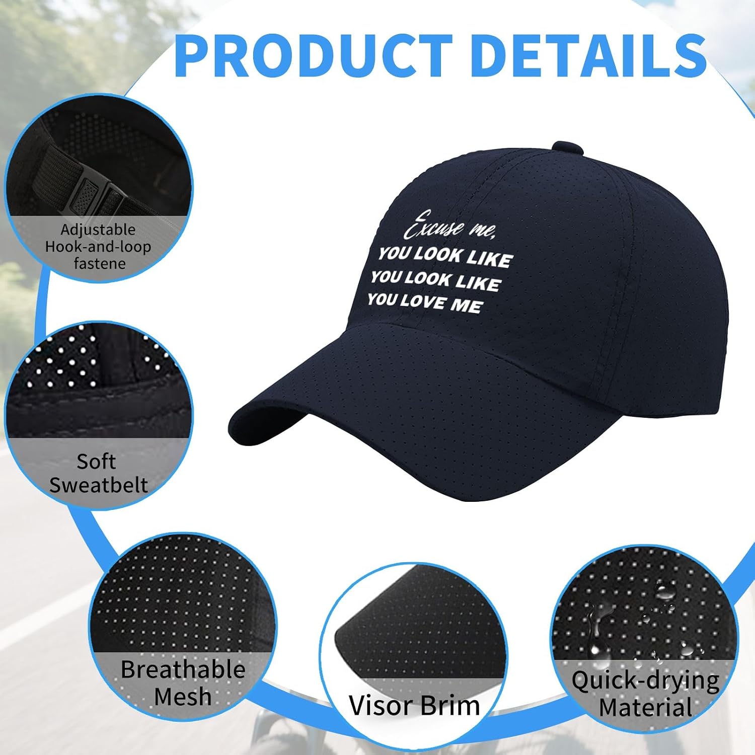 You Look Like You Love Me Trucker Hat Running Cap for Him