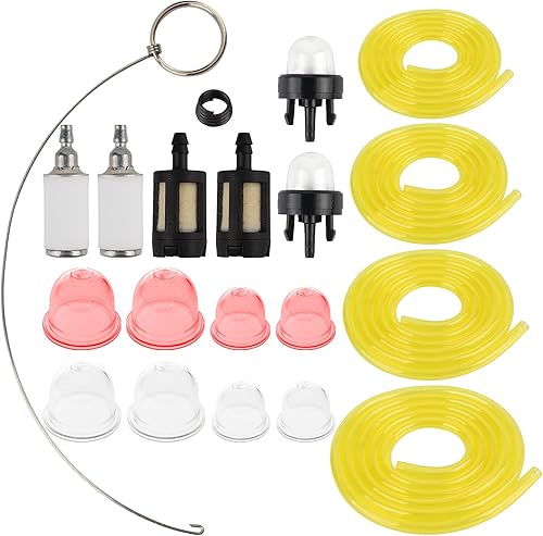 Miniatura 5 de AC04122 Kit de línea de combustible de cebador Kit de filtro de combustible para motor pequeño Zama Poulan Craftman Ryobi Homelite Husqvarna