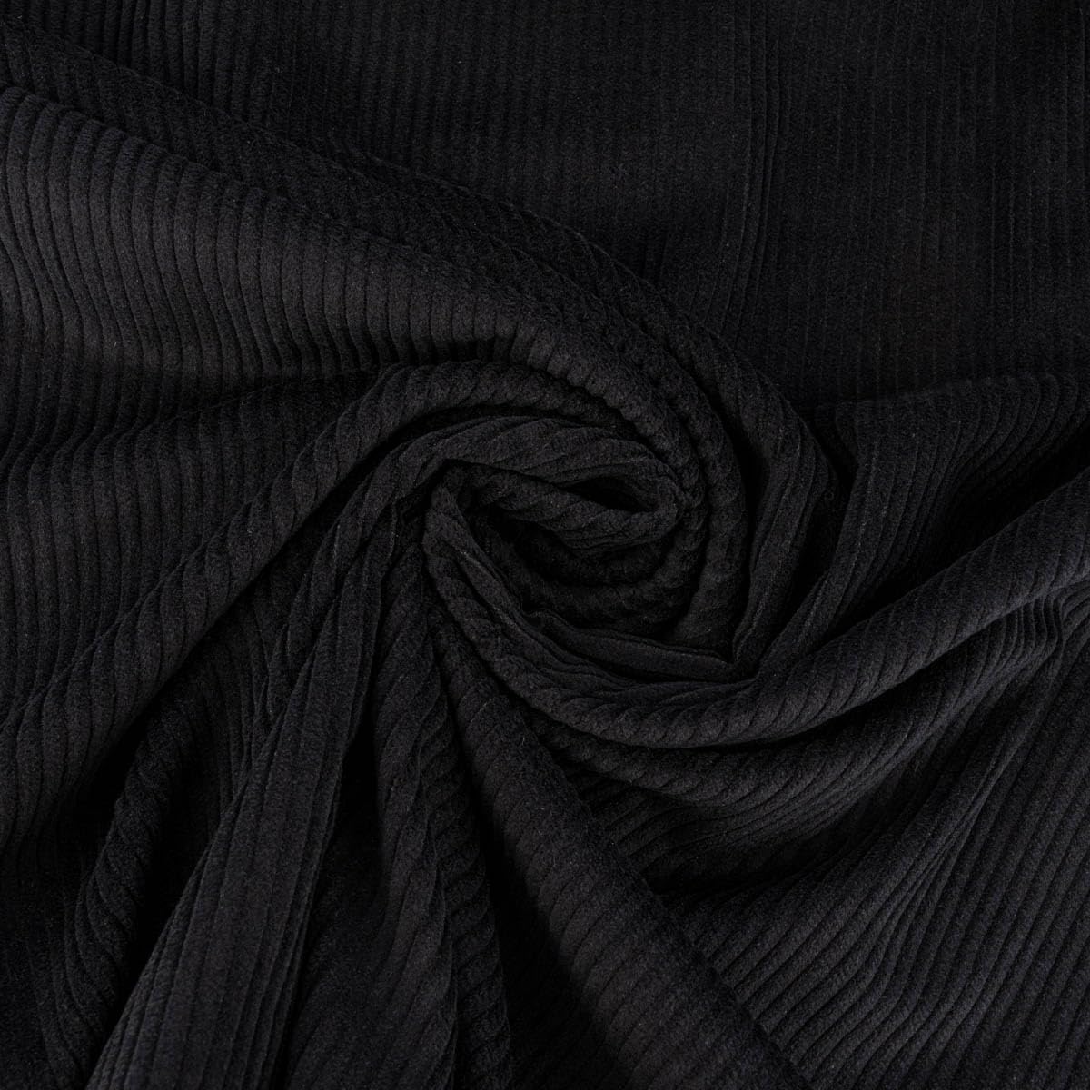 SCHÖNER LEBEN. Paraspifferi in cotone grosso nero, diverse misure, a scelta: 110 cm di lunghezza