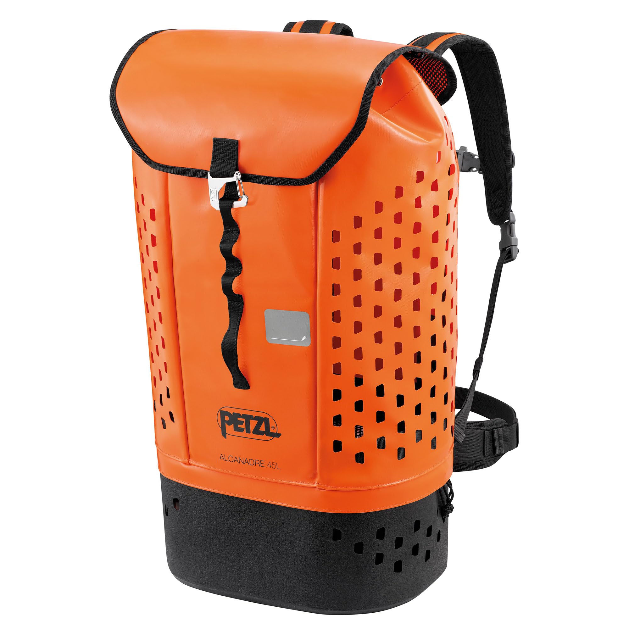 Petzl Unisex's ALCANADRE GUIDE 45 Bag, Orange/Black, 45 L