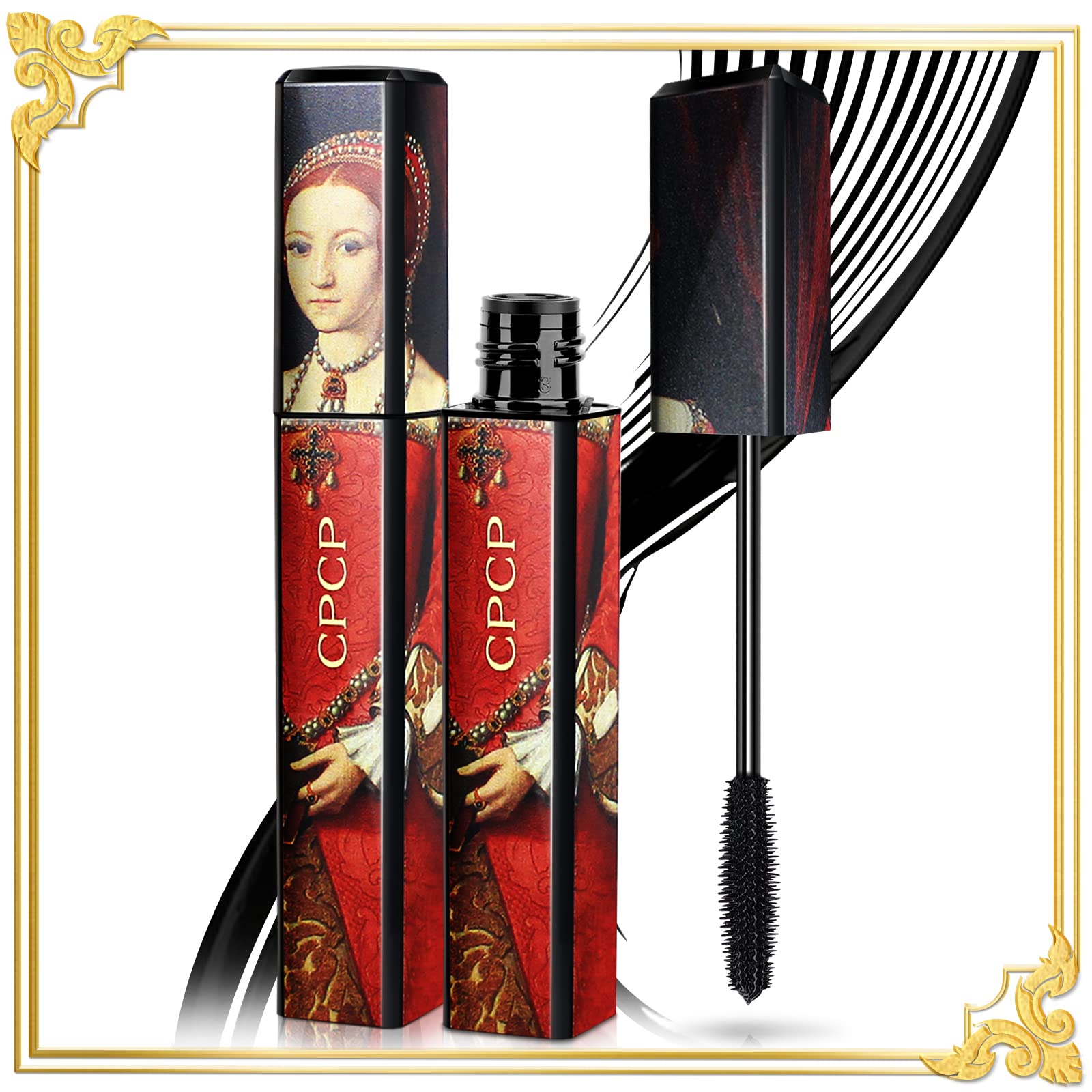 Princess Isabella Mascara, HOFASON 4D Silk Fiber Lash Mascara Waterproof Long Lasting Makeup, Natural Extension Mascara Black Volume and Length, Thick Thickening and Lengthening Voluminous Eyelashes