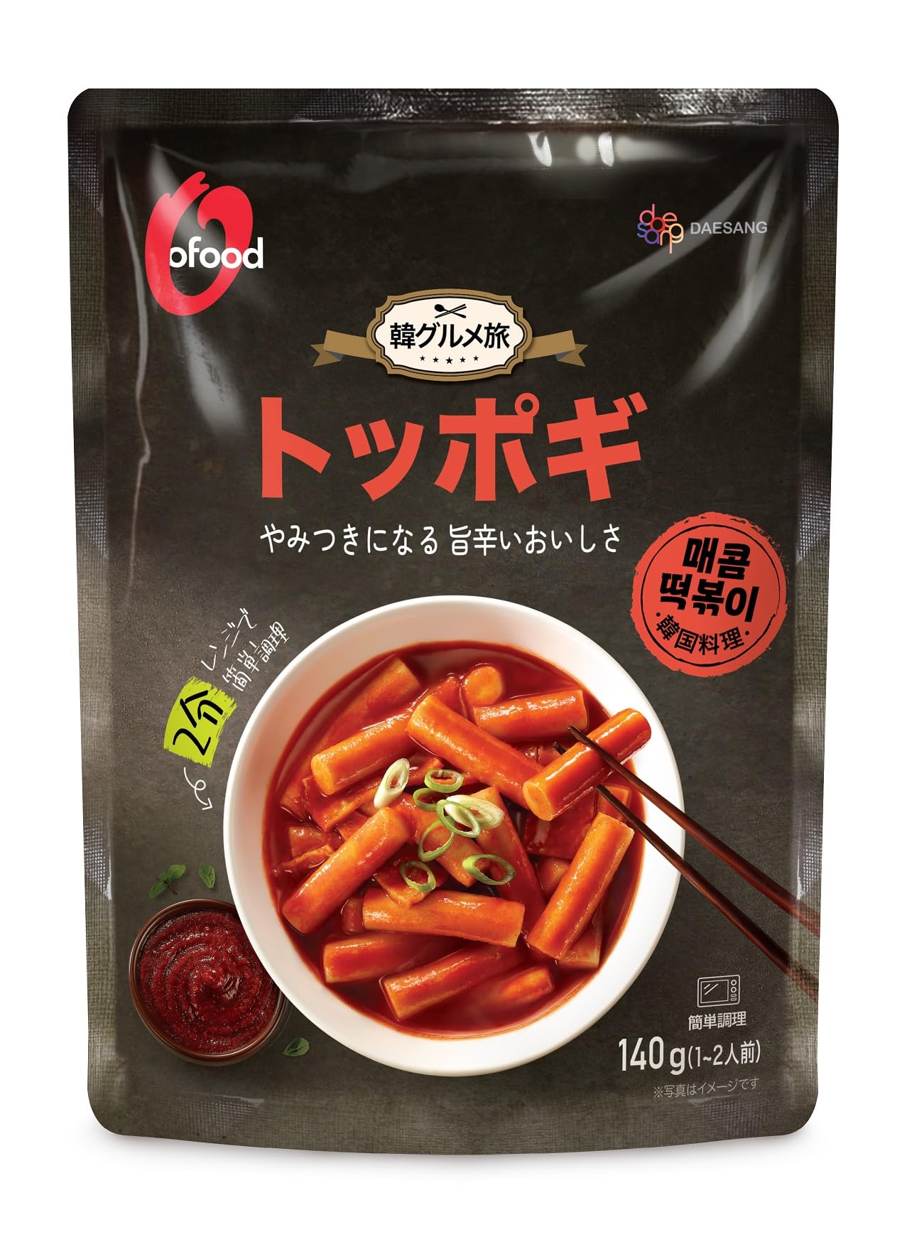 Bnfrom Fromフードトッポギ Amazon.co.jp: O'Food トッポギ（パウチ） 140g : 食品・飲料・お酒