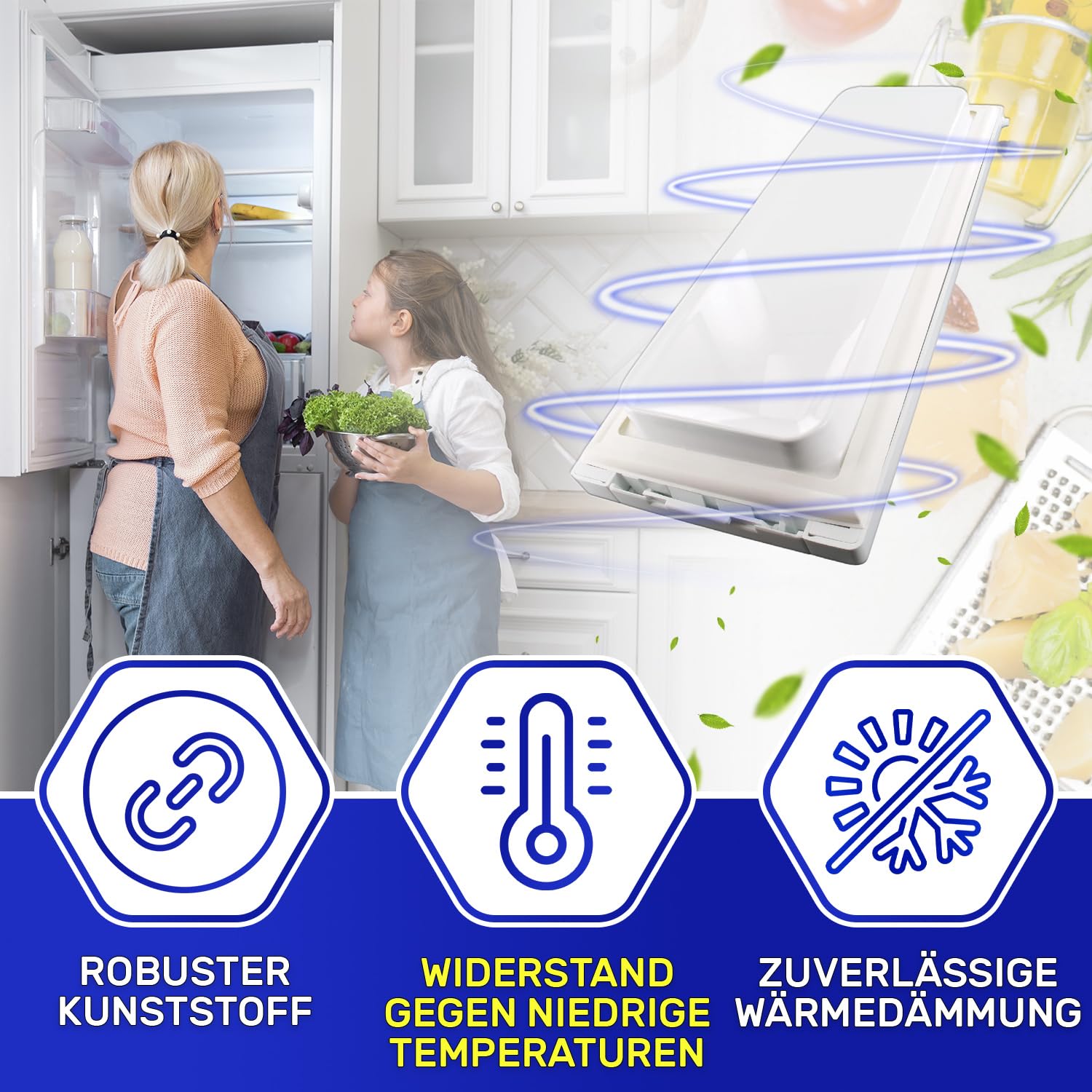 Gefrierschrank Klappe 470x193x60 mm für AEG Electrolux MONTERAL