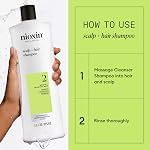 Nioxin Système 2 Écalade + Shampooing épaississant les cheveux pour naturel avec la finesse progressé & Augmenter la densité avec le niacinamide & Biotine