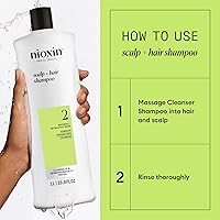 Vista 3 de Nioxin System 2 for Natural Hair with Progressed Thinning Cleanser Shampoo and Scalp Therapy Conditioner